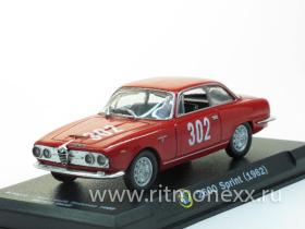 1962 Alfa 2600 Sprint - Rallye Bologna-Raticosa 68 - #302