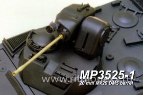 20 мм ствол Mk20 DM5 без пламегасителя. "Marder" 1A2 Tamiya №35162