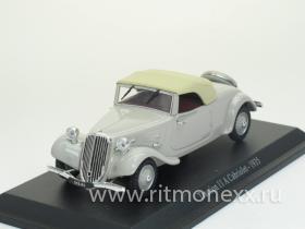 Citroen Traction 11A Cabriolet, 1935 (серый)