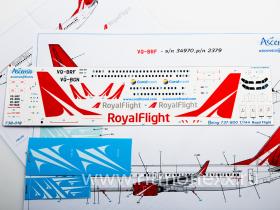 Декаль для самолета Boeing 737-800 RoyalFlight