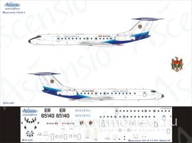 Декаль для самолета Tu-134A-3 Moldova VIP