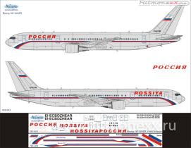 Декаль на самолет Boeing 767-300ER Россия