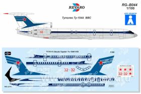 Декаль Ту-154А ВВС