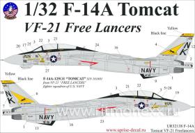 F-14A Tomcat VF-21 Lancer, with stencils