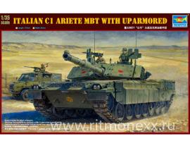 Italian C1 Ariete MBT with uparmored