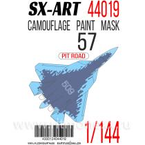 Камуфляжная маска Су-57 борт 509 (Pit Road)