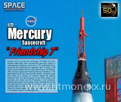 Космический аппарат Меркурий "Дружба 7", (собранная и покрашенная модель)