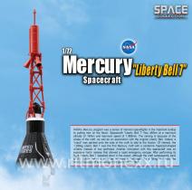 Космический аппарат Меркурий "Колокол Свободы 7", (собранная и покрашенная модель)