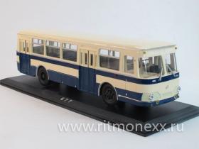 Ликинский автобус 677 бежево-синий 1967