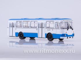 Ликинский автобус 677М городской (бело-голубой)