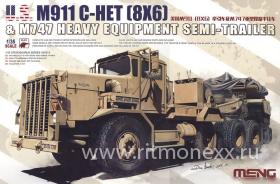 M911 C-Het (8x6) и M747 тяжелого оборудования полуприцепа