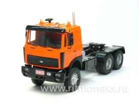 Маз - 642508 (6х6) (трехосный тягач) (оранжевая кабина)