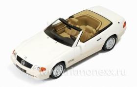 MERCEDES SL500 (R129) 1990 Pearl White with Beige interiors