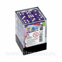 Набор фиолетовых игровых кубиков «36D