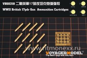 Патрон боеприпасов британского 17pdr Gun Ammunition (GP) времен Второй мировой войны