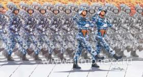 PLA Marines Force Soldier on China's 60th National Day Parade