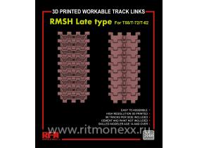 RMSH late type workable track links for T55/T-72/T-62 (3D printed)
