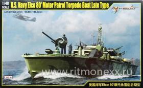 US Navy Elco 80 torpedo boat late