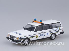 Volvo 240, Полиция Стокгольма, Швеция, №56 (Полицейские машины мира)