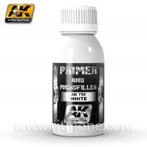 WHITE PRIMER AND MICROFILLER 100ml (белый грунт)