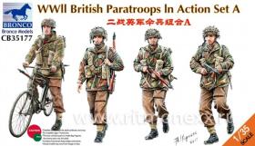 WWII British Paratroops In Action Set A