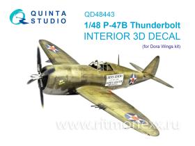 3D Декаль интерьера кабины P-47B Thunderbolt (Dora Wings)