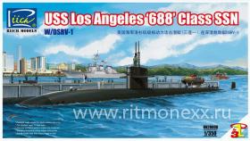 Американская подводная лодка Los Angeles 688 Class SSN со сверхмалой подводной лодкой DSRV-1