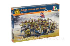 British Infantry and Sepoys