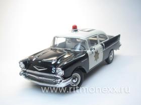 Chevrolet 150 Utility Sedan Police 1957 black/white