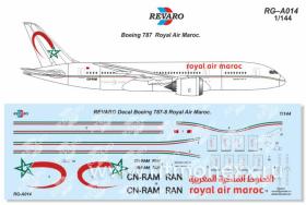 Декаль Boeing 787 Royal Air Maroc