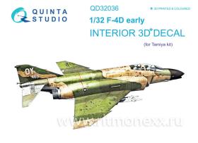 Декаль интерьера кабины F-4D (Tamiya)