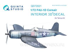 Декаль интерьера кабины F4U-1D Corsair (для модели Tamiya)