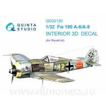 Декаль интерьера кабины Fw 190 A-8/A-9 (Revell)