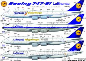 Декали для Boeing 747-8i Lufthansa