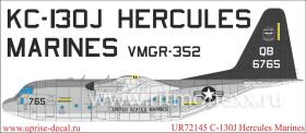 Декали для KC-130J Hercules Marines with stencils