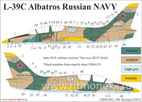 Декали для L-39C Albatros Russian NAVY