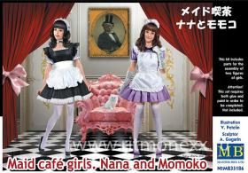 Девушки в стиле "мэйдо-кафе". Нана и Момоко