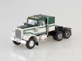 Diamond Reo Truck, white/metallic-dark green solo tractor