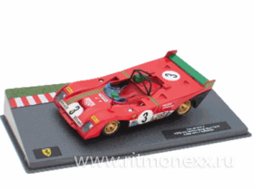 Ferrari 312 P - 1000 km Spa-Francorchamps 1972 A. Merzario - B. Redman