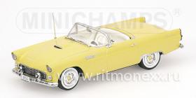 Ford Thunderbird yellow 1955