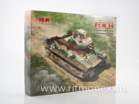 Французский легкий танк на вооружении Германии FCM 36