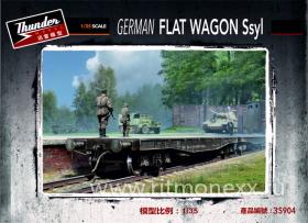 German Ssyl Flat Wagon