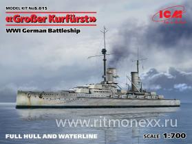 Германский линейный корабль "Гроссер Курфюрст", І МВ