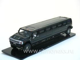 GM HUMMER H2 Limousine Limited Edition, black