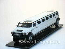 GM HUMMER H2 Limousine Limited Edition, white