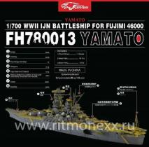 IJN Yamato Detail Parts for Fujimi