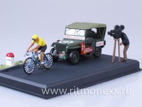 Jeep Willys, la course cycliste - l'Esterel