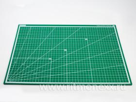 Коврик для резки стандарт зеленый А3, 3 слоя