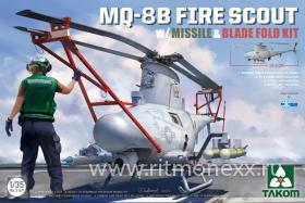 MQ-8B FIRE SCOUT w/MISSILE &BLADE FOLD KIT