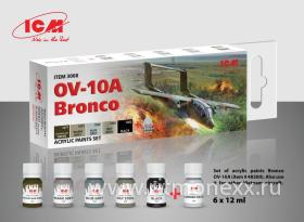 Набор акриловых красок для OV-10A Bronco и другой авиации Вьетнама